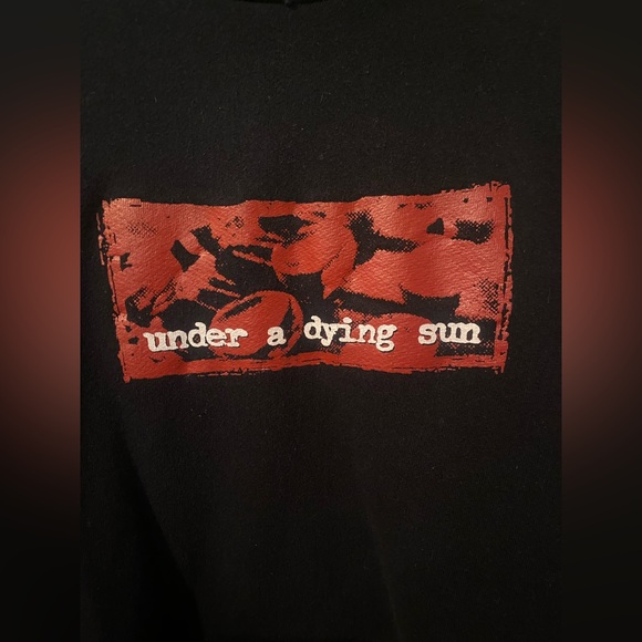 Vintage Under a Dying Sun Exclusive Merch Music Logo Black Hoodie Men Large - Picture 5 of 10